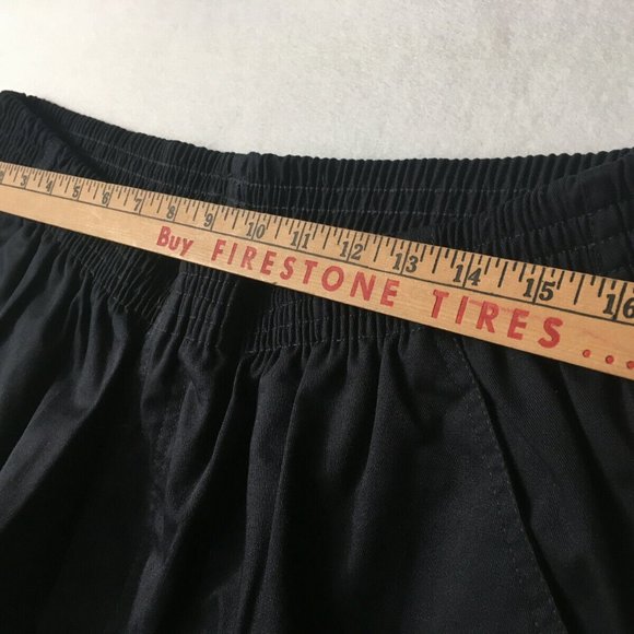 #GG Buck & Buck Elastic Waist Pants Mens Size L 30 Black High Rise Athletic Fit - Picture 3 of 6